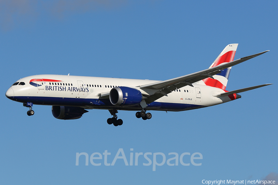 British Airways Boeing 787-8 Dreamliner (G-ZBJE) | Photo 233034