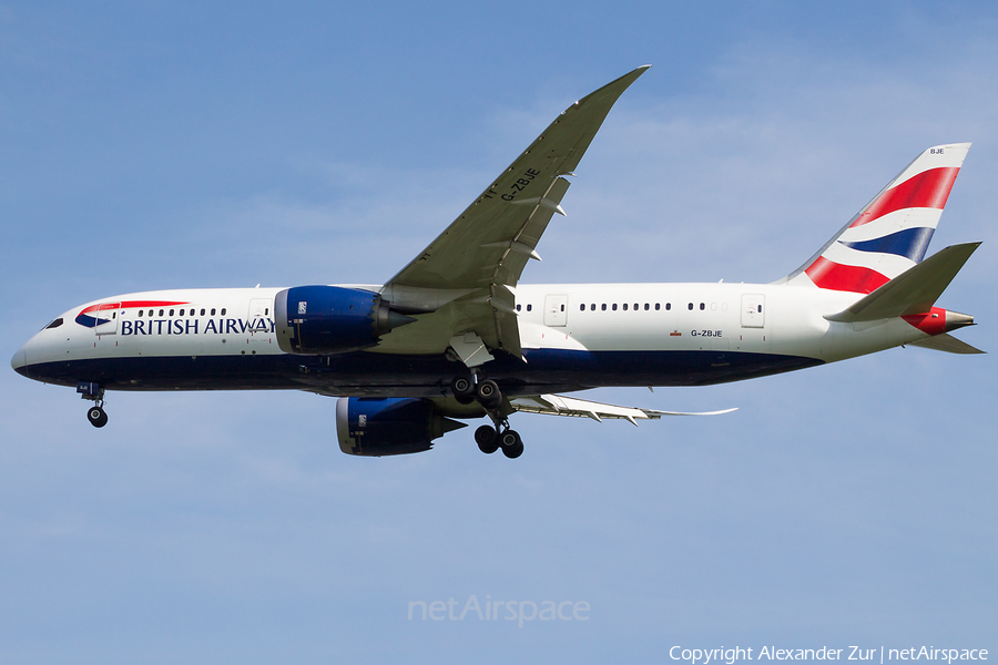 British Airways Boeing 787-8 Dreamliner (G-ZBJE) | Photo 491342