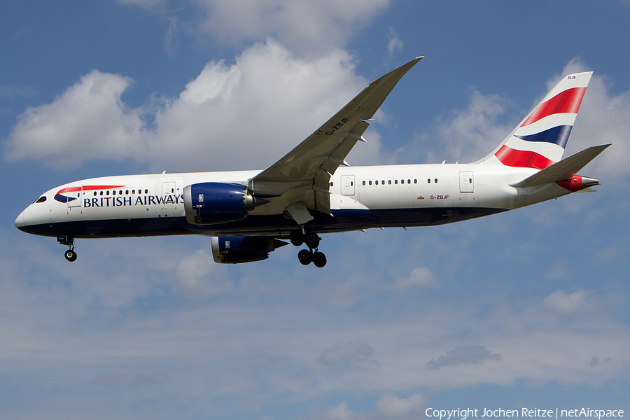 British Airways Boeing 787-8 Dreamliner (G-ZBJF) | Photo 112202