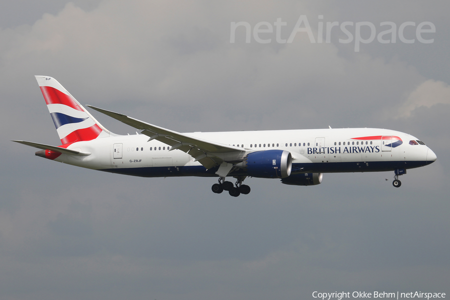 British Airways Boeing 787-8 Dreamliner (G-ZBJF) | Photo 335365