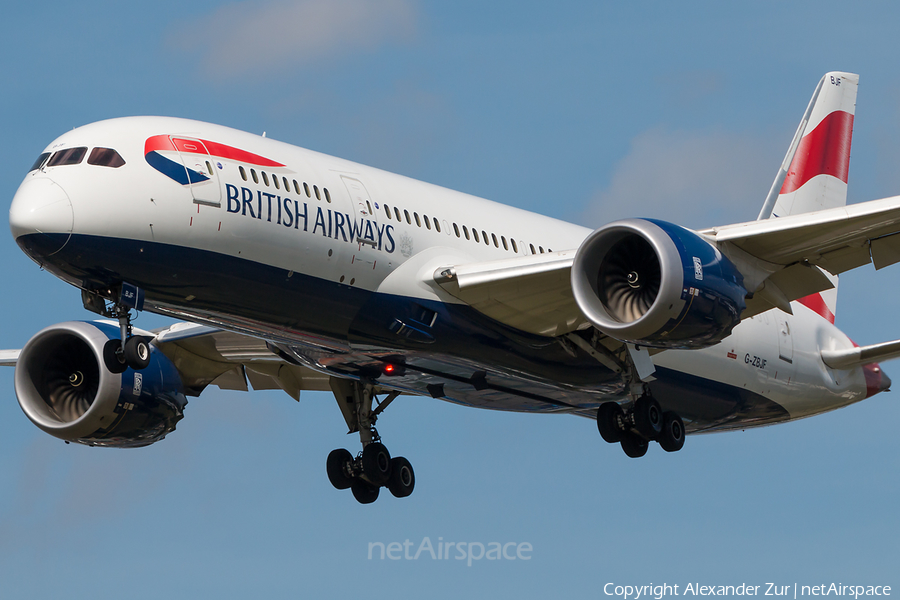 British Airways Boeing 787-8 Dreamliner (G-ZBJF) | Photo 345051