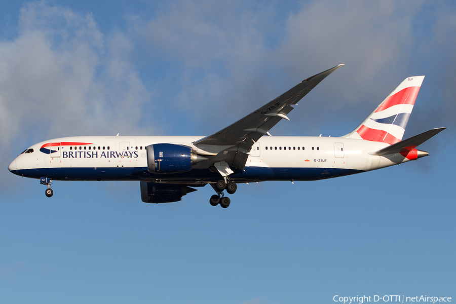 British Airways Boeing 787-8 Dreamliner (G-ZBJF) | Photo 524816