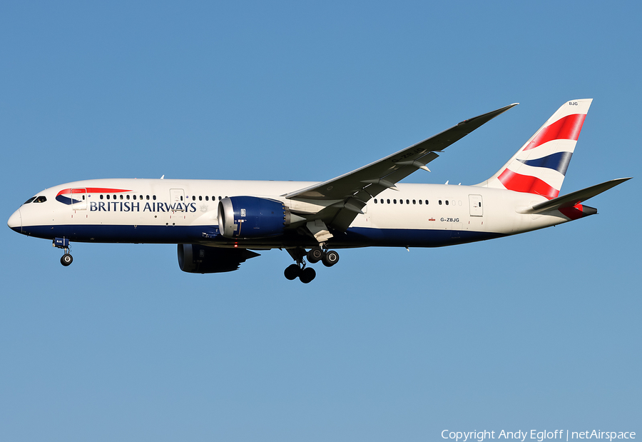 British Airways Boeing 787-8 Dreamliner (G-ZBJG) | Photo 384154