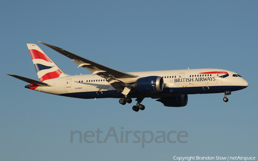 British Airways Boeing 787-8 Dreamliner (G-ZBJH) | Photo 307436