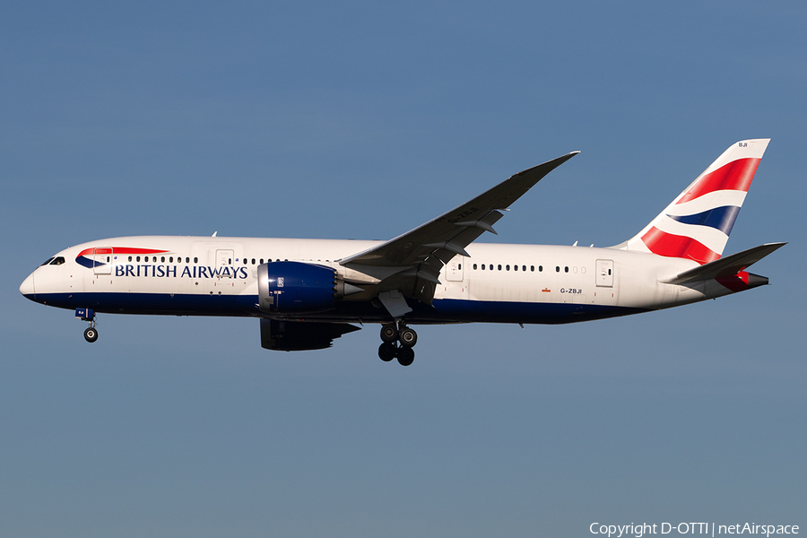 British Airways Boeing 787-8 Dreamliner (G-ZBJI) | Photo 295338