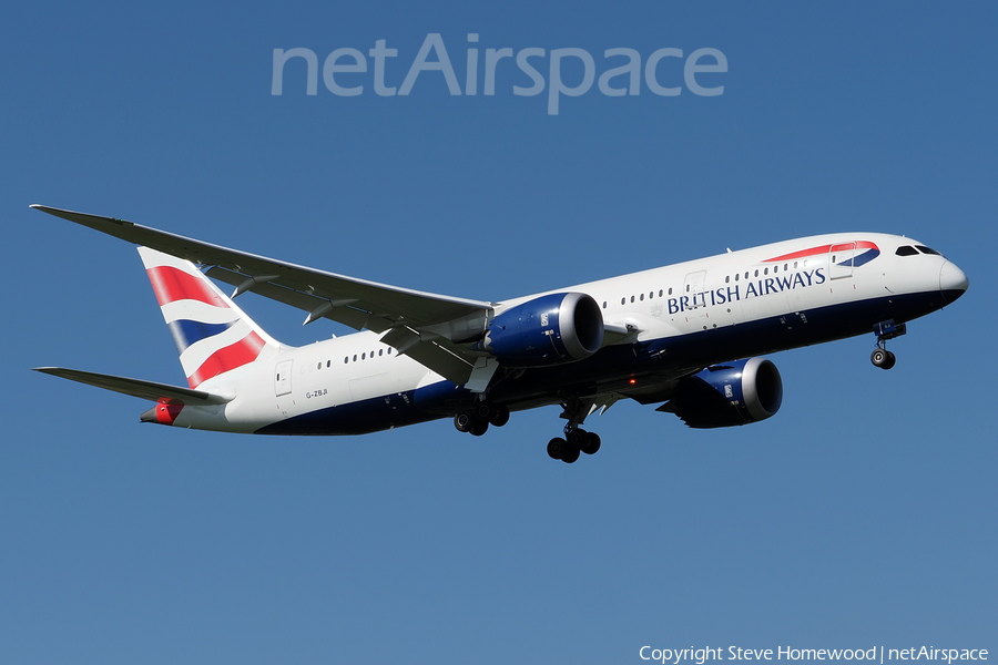 British Airways Boeing 787-8 Dreamliner (G-ZBJI) | Photo 525179
