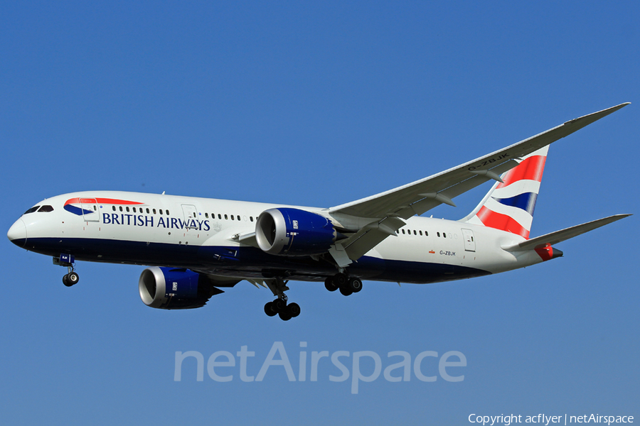 British Airways Boeing 787-8 Dreamliner (G-ZBJK) | Photo 309161
