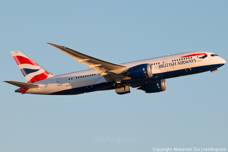 British Airways Boeing 787-8 Dreamliner (G-ZBJK) | Photo 344395