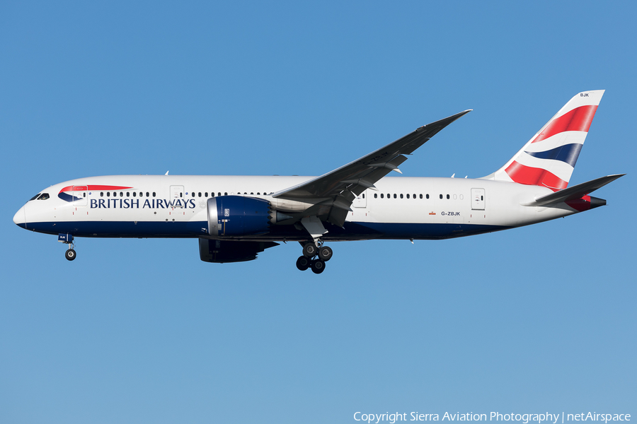 British Airways Boeing 787-8 Dreamliner (G-ZBJK) | Photo 373954