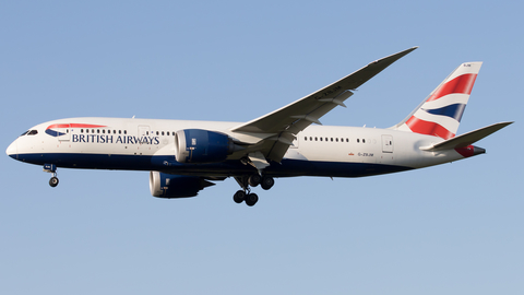 British Airways Boeing 787-8 Dreamliner (G-ZBJM) at  London - Heathrow, United Kingdom