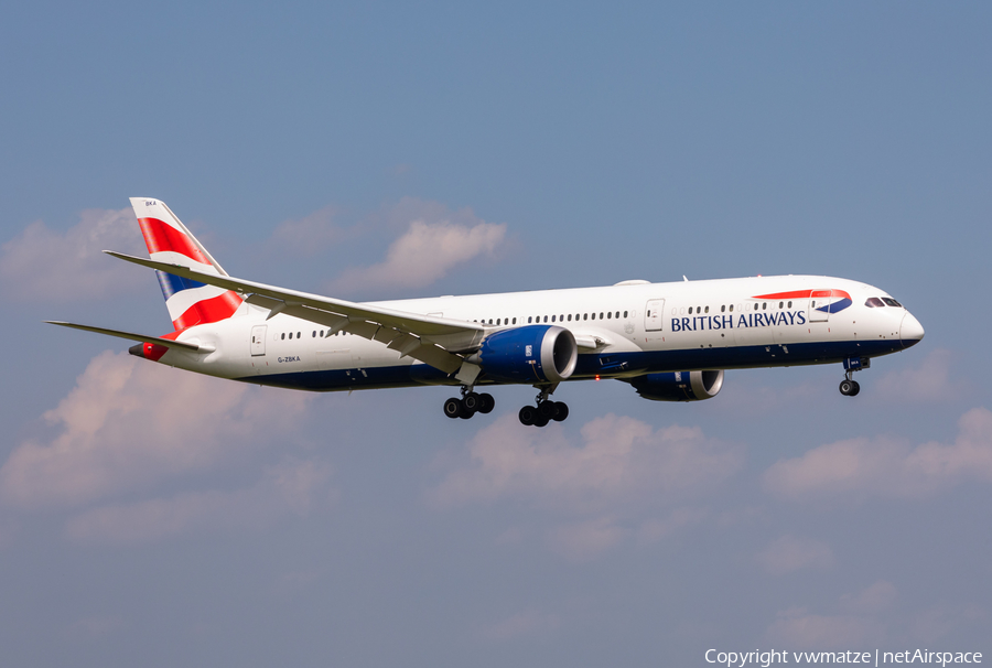 British Airways Boeing 787-9 Dreamliner (G-ZBKA) | Photo 454851