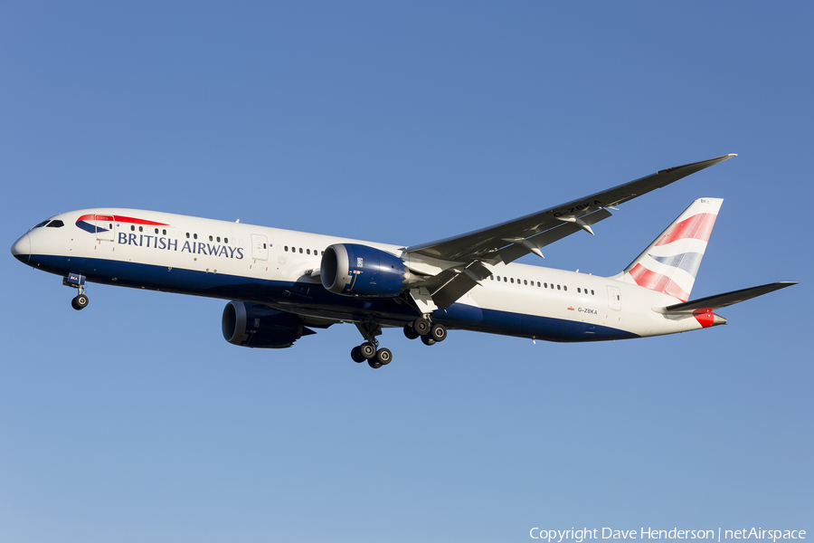British Airways Boeing 787-9 Dreamliner (G-ZBKA) | Photo 369041