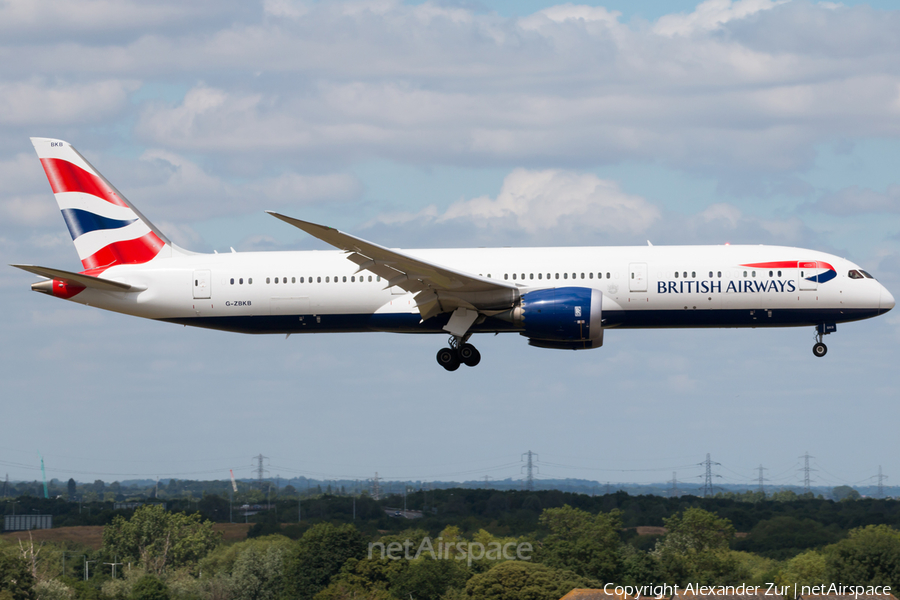 British Airways Boeing 787-9 Dreamliner (G-ZBKB) | Photo 176002
