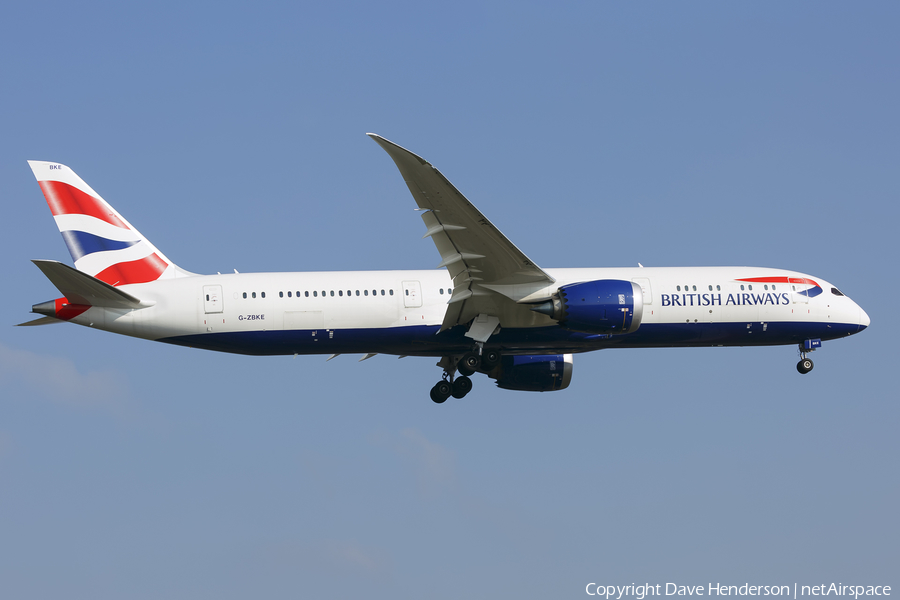 British Airways Boeing 787-9 Dreamliner (G-ZBKE) | Photo 128347