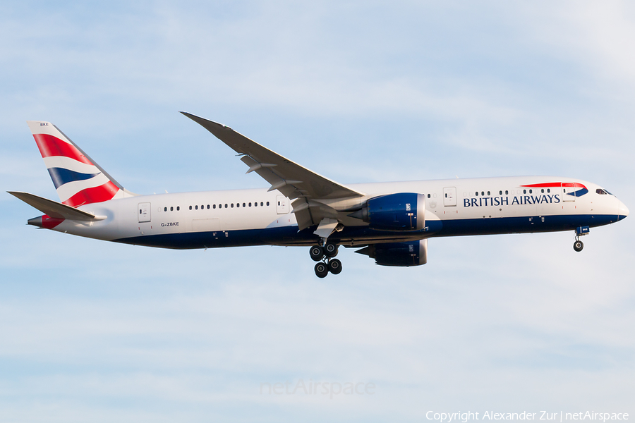 British Airways Boeing 787-9 Dreamliner (G-ZBKE) | Photo 232757