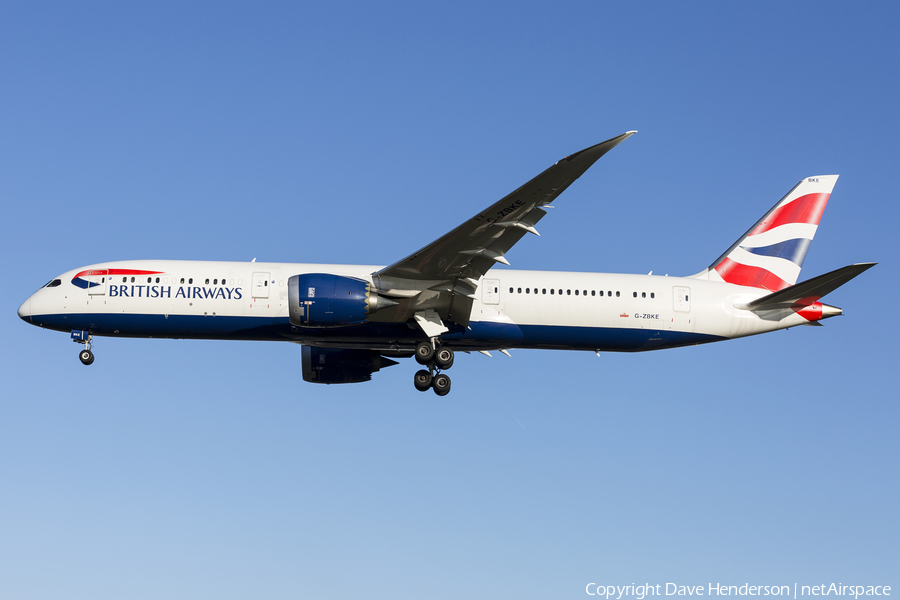 British Airways Boeing 787-9 Dreamliner (G-ZBKE) | Photo 369061