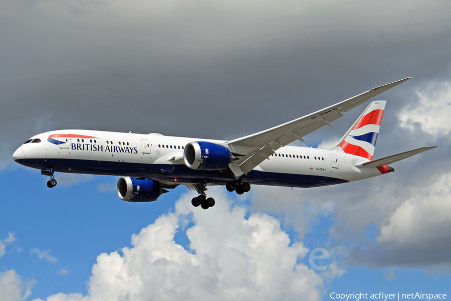 British Airways Boeing 787-9 Dreamliner (G-ZBKG) | Photo 581439