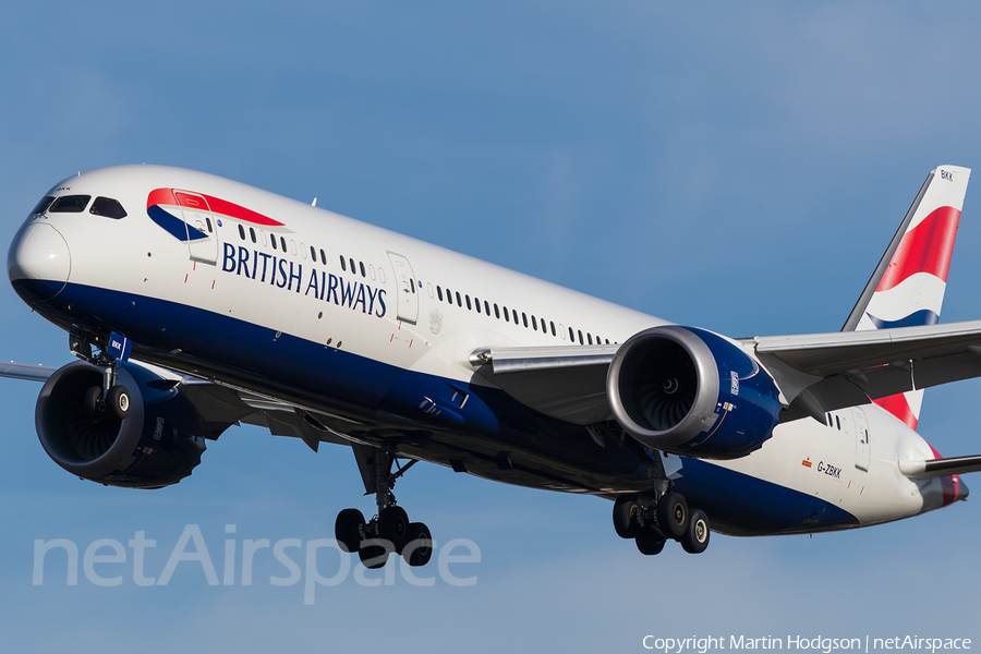 British Airways Boeing 787-9 Dreamliner (G-ZBKK) | Photo 130800