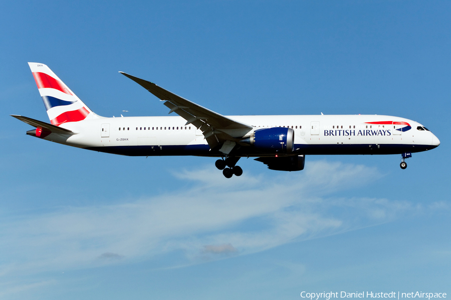 British Airways Boeing 787-9 Dreamliner (G-ZBKK) | Photo 484587