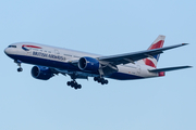 British Airways Boeing 777-236 (G-ZZZA) at  Boston - Logan International, United States