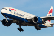 British Airways Boeing 777-236 (G-ZZZA) at  London - Heathrow, United Kingdom