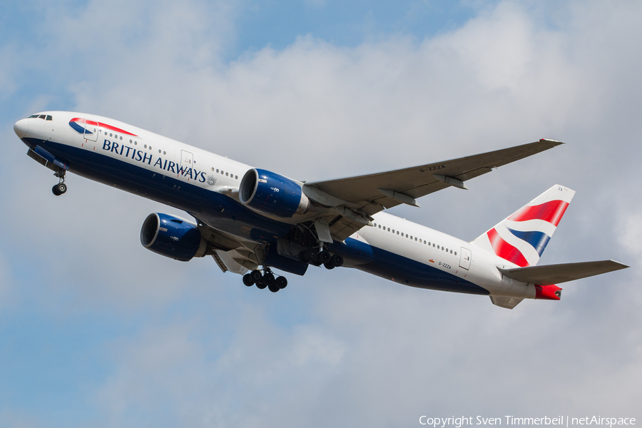 British Airways Boeing 777-236 (G-ZZZA) | Photo 344648