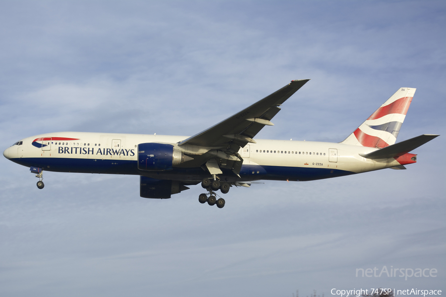 British Airways Boeing 777-236 (G-ZZZA) | Photo 44309