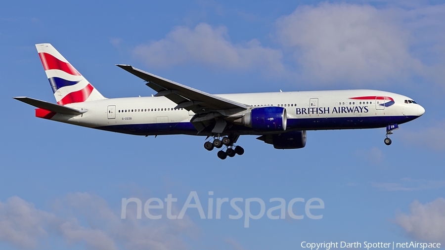 British Airways Boeing 777-236 (G-ZZZB) | Photo 182268