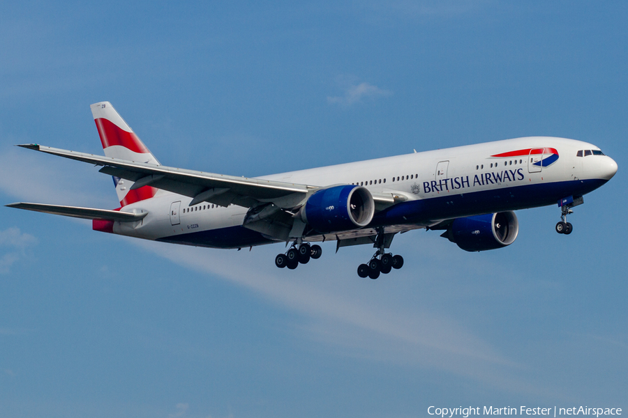 British Airways Boeing 777-236 (G-ZZZB) | Photo 344523