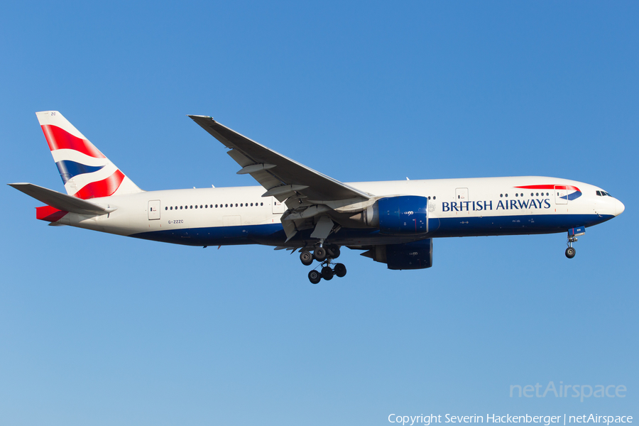British Airways Boeing 777-236 (G-ZZZC) | Photo 226315