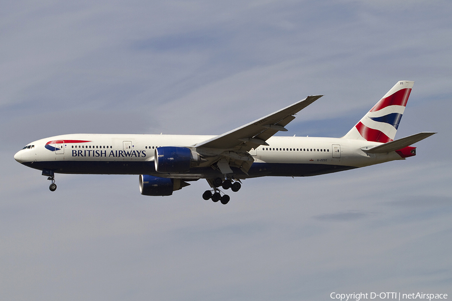 British Airways Boeing 777-236 (G-ZZZC) | Photo 303953