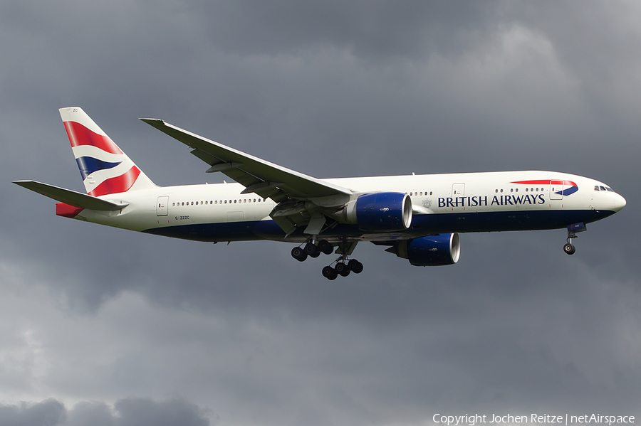 British Airways Boeing 777-236 (G-ZZZC) | Photo 51999