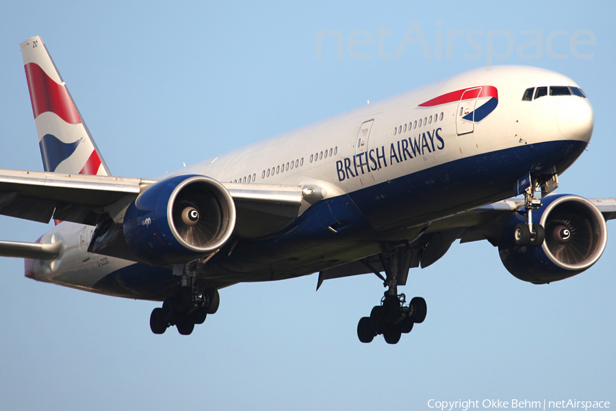 British Airways Boeing 777-236 (G-ZZZC) | Photo 72104