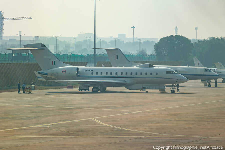 Indian Air Force Bombardier BD-700-1A11 Global 5000 (GB8001) | Photo 537566