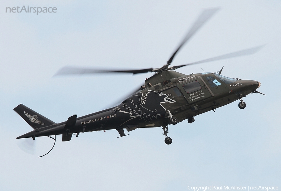 Belgian Air Force Agusta A109BA (H24) | Photo 8453