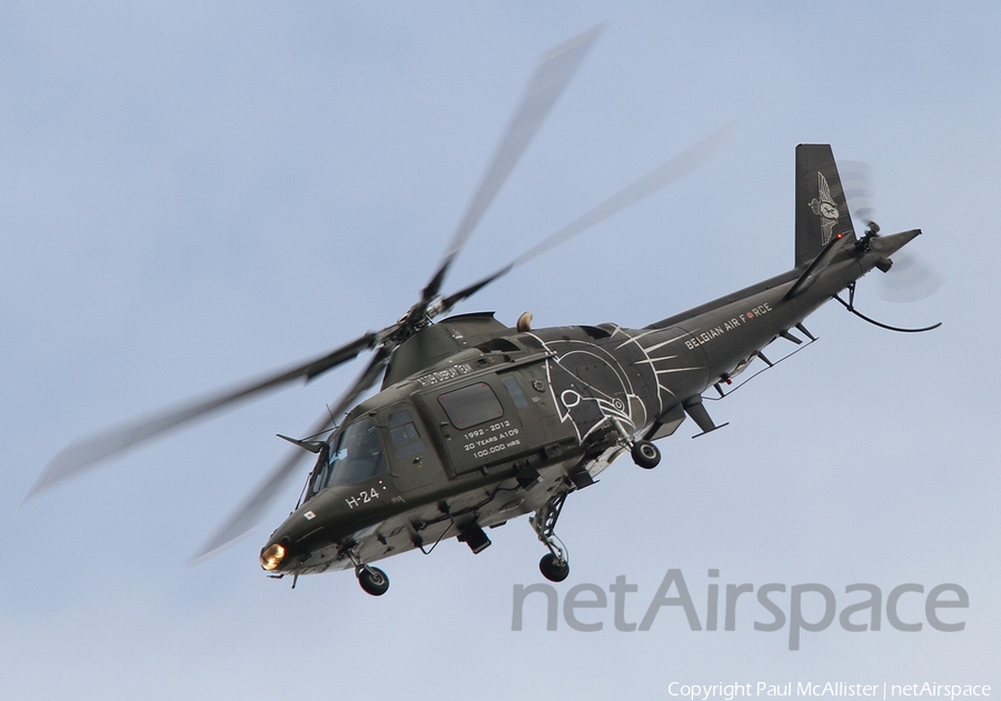 Belgian Air Force Agusta A109BA (H24) | Photo 8454