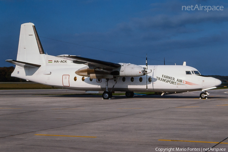 Farner Air Transport Fokker F27-400 Friendship (HA-ACK) | Photo 284855