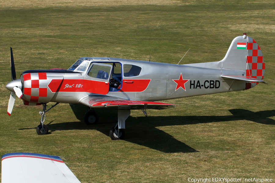 (Private) Yakovlev Yak-18T (HA-CBD) | Photo 285440