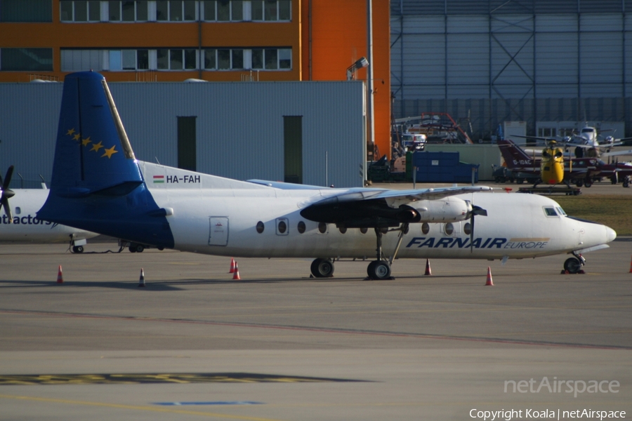 Farnair Hungary Fokker F27-500F Friendship (HA-FAH) | Photo 564862
