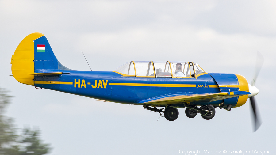 (Private) Yakovlev Yak-52 (HA-JAV) | Photo 645103