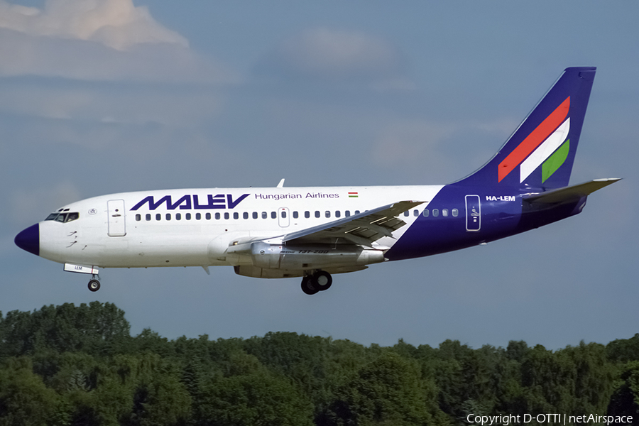 Malev Hungarian Airlines Boeing 737-2T4(Adv) (HA-LEM) | Photo 414481