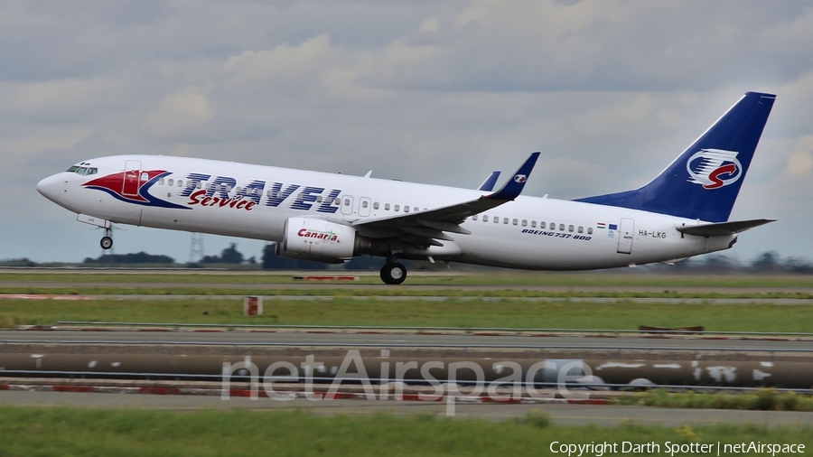 Travel Service Hungary Boeing 737-8CX (HA-LKG) | Photo 221787
