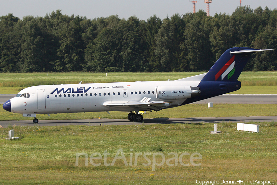 Malev Hungarian Airlines Fokker 70 (HA-LMA) | Photo 401360