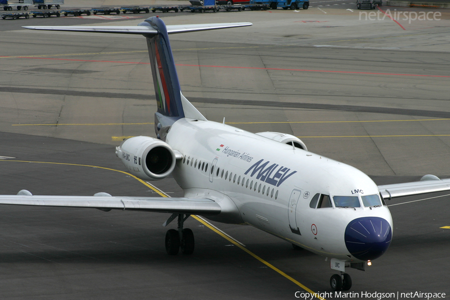 Malev Hungarian Airlines Fokker 70 (HA-LMC) | Photo 8845
