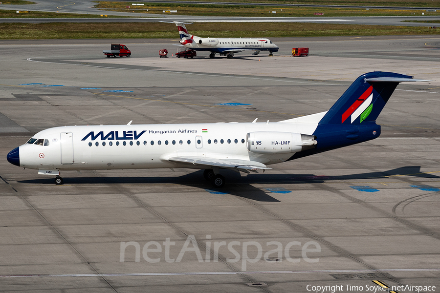 Malev Hungarian Airlines Fokker 70 (HA-LMF) | Photo 34564