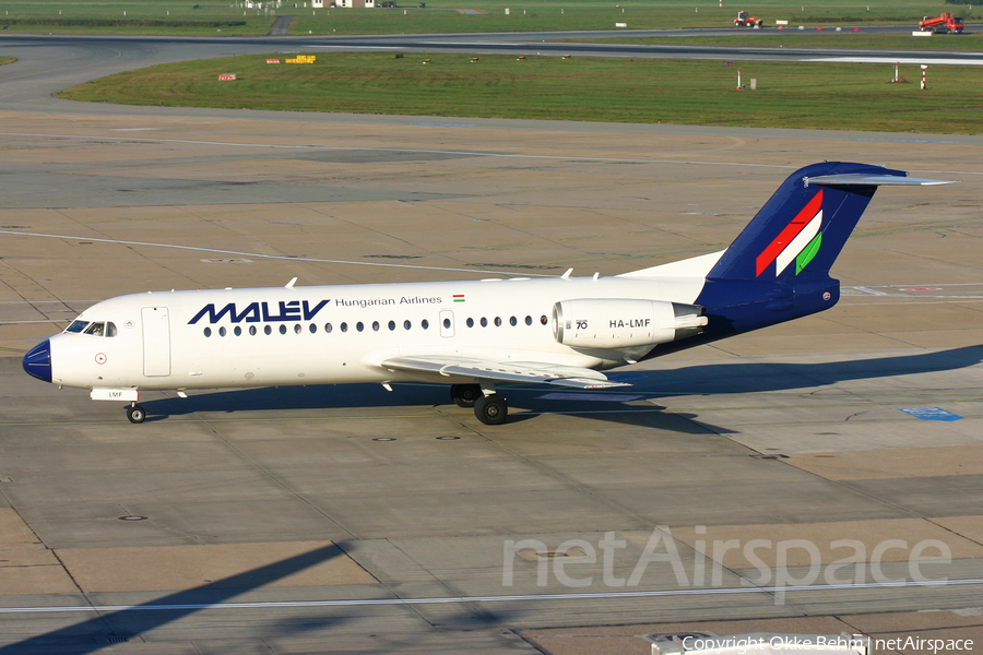Malev Hungarian Airlines Fokker 70 (HA-LMF) | Photo 242506