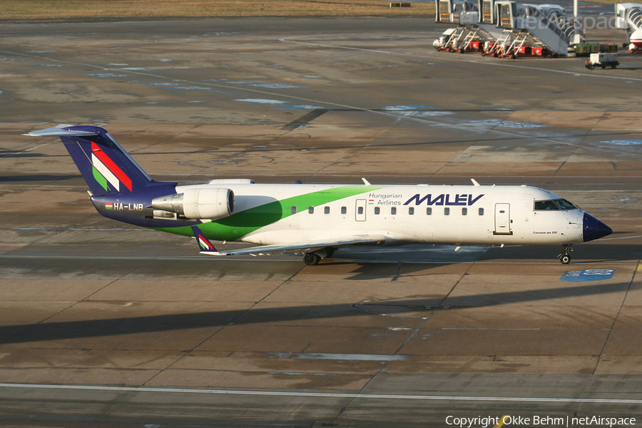 Malev Hungarian Airlines Bombardier CRJ-200ER (HA-LNB) | Photo 38752