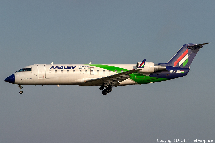 Malev Hungarian Airlines Bombardier CRJ-200ER (HA-LNB) | Photo 291709