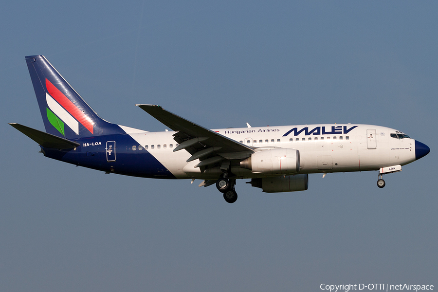 Malev Hungarian Airlines Boeing 737-7Q8 (HA-LOA) | Photo 199001