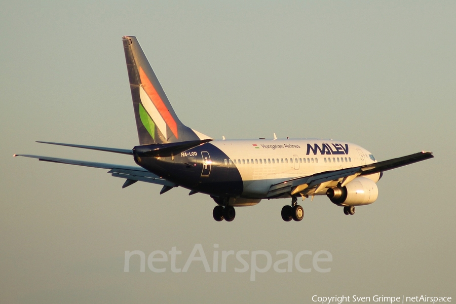 Malev Hungarian Airlines Boeing 737-6Q8 (HA-LOD) | Photo 37676